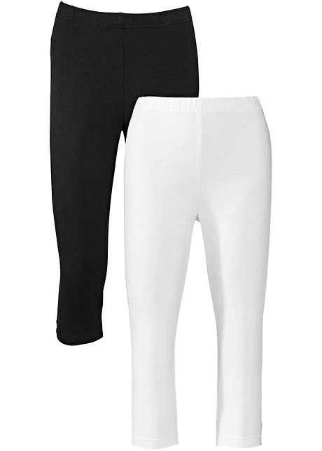 Lot De 2 Leggings Corsaire Extensibles 7 Lot De 2 Leggings Corsaire Extensibles – Image 7