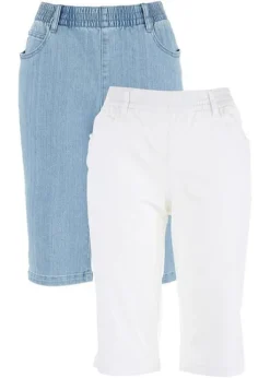 Lot De 2 Bermudas Extensibles -Mode Femme 14025334 RTTZf0uQ