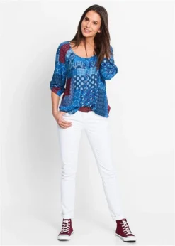 Blouse-tunique Froissée à Manches Longues -Mode Femme 16256303 QXYbpXuP