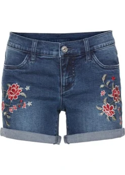 Short En Jean Brodé -Mode Femme 17018620 IJxnuWIX