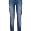 Jean Boyfriend Mid Waist, Stretch