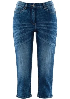 Jean Stretch Droit Taille Normale, Longueur 3/4 -Mode Femme 17021404 DshuEREj