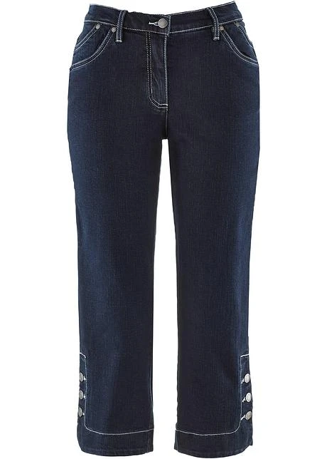 Pantacourt En Jean Extensible 1 Pantacourt En Jean Extensible