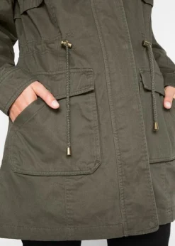 Parka Coton Avec Doublure Jersey -Mode Femme 17138677 MnYwBOaE