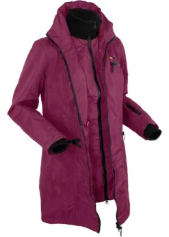 Parka De Mi-saison Fonctionnelle 2 En 1 à Capuche, Imperméable
