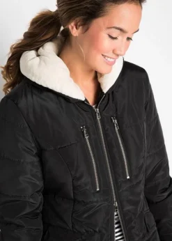 Veste Avec Capuche Doublée -Mode Femme 17234054 UGm6Bajk