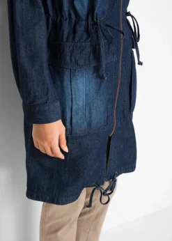 Parka En Coton Jean -Mode Femme 17281330 Spu7RLN4