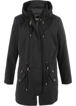 Parka Courte En Coton Avec Col Montant, Cintrée -Mode Femme 17289339 HZImQ2Ig