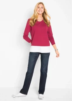 Jean Straight, Taille Moyenne -Mode Femme 17339920 O4yrMSBq