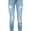 Rainbow Jean Super Skinny Destroyed