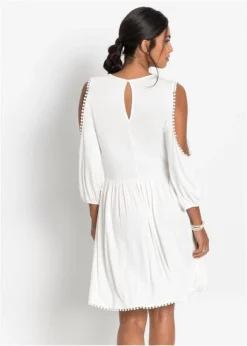 Robe Jersey à Découpes Et Détail Dentelle -Mode Femme 18054651 jyfSYEPn