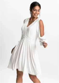 Robe Jersey à Découpes Et Détail Dentelle -Mode Femme 18054672 I5zgRj5V