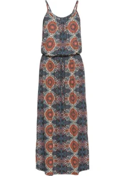 Rainbow Robe Longue à Fentes Latérales