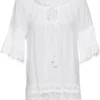 Tunique à Dentelle Et Volants