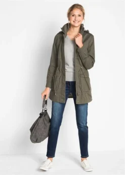 Parka Coton Avec Doublure Jersey -Mode Femme 18136267 1yHhJoLz