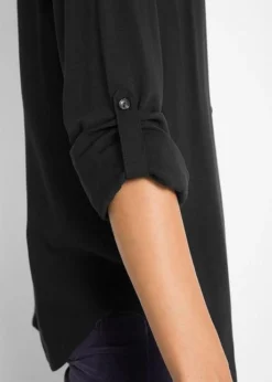 Blouse-tunique En Viscose, Col V Et Manches Longues -Mode Femme 18141961 HqQRpCwX