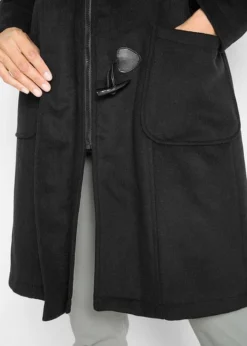Manteau Duffle-coat En Laine Mélangée -Mode Femme 18142256 DFPCWcUa