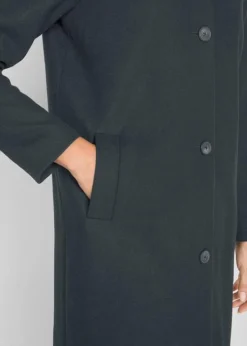 Manteau Court Imitation Laine à Capuche -Mode Femme 18201689 zC9boNAi