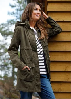 Parka Coton Avec Doublure Jersey -Mode Femme 18208246 jD1Gytwm