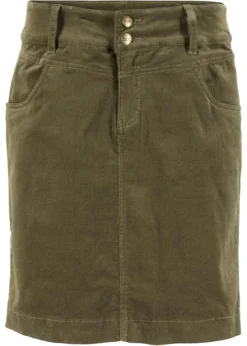 Jupe En Velours Côtelé Extensible -Mode Femme 18235140 fvRY1gep