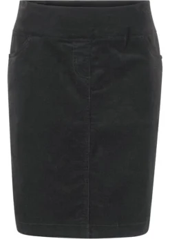 Jupe En Velours Côtelé Stretch à Ceinture Confort -Mode Femme 18269813 LZxZshMu