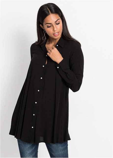 Chemisier à Boutons Perles 2 Chemisier à Boutons Perles – Image 2