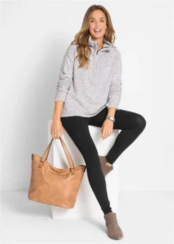 Legging à Empiècement Taille Confortable -Mode Femme 18300273 z35RT2l0