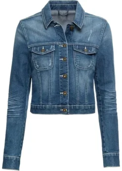 Rainbow Veste En Jean à Empiècement Dentelle -Mode Femme 18314555 Tqn1w73T