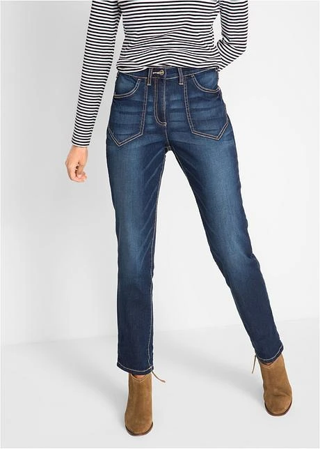Jean Extensible Taille Haute Avec Taille Confortable 2 Jean Extensible Taille Haute Avec Taille Confortable – Image 2