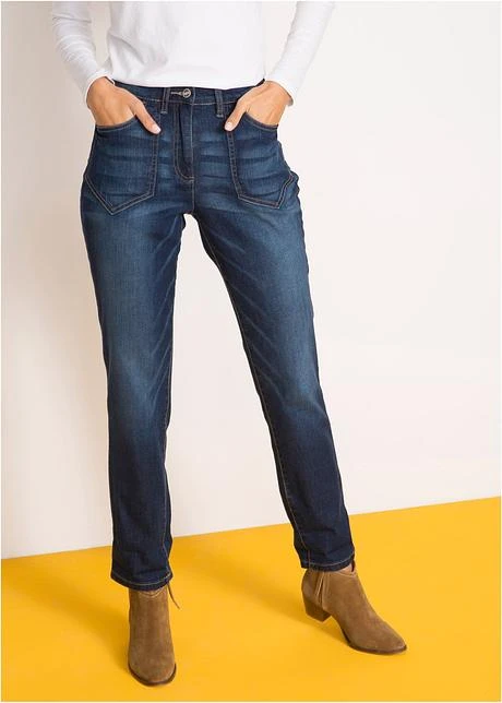 Jean Extensible Taille Haute Avec Taille Confortable 7 Jean Extensible Taille Haute Avec Taille Confortable – Image 7