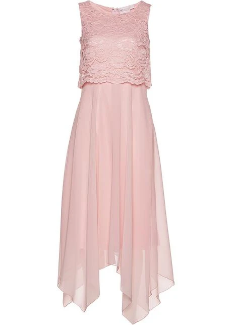 Robe En Chiffon Avec Dentelle Premium 8 Robe En Chiffon Avec Dentelle Premium – Image 8