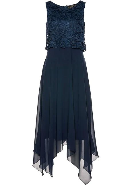 Robe En Chiffon Avec Dentelle Premium 9 Robe En Chiffon Avec Dentelle Premium – Image 9