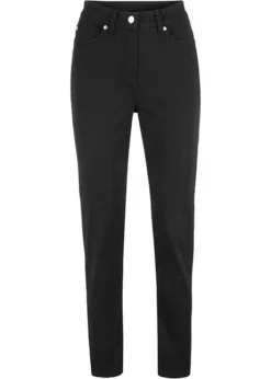Pantalon En Twill Stretch Avec Dos élastiqué, Slim Fit -Mode Femme 18386169 IiFvaAxS
