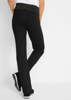 Pantalon Droit Et Fluide à Taille Rabattable -Mode Femme 19008038 bm0L4BCA