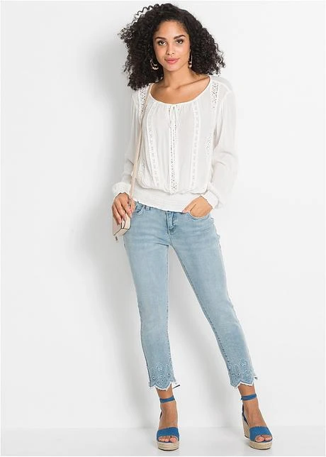 Blouse Avec Dentelle Au Crochet 4 Blouse Avec Dentelle Au Crochet – Image 4