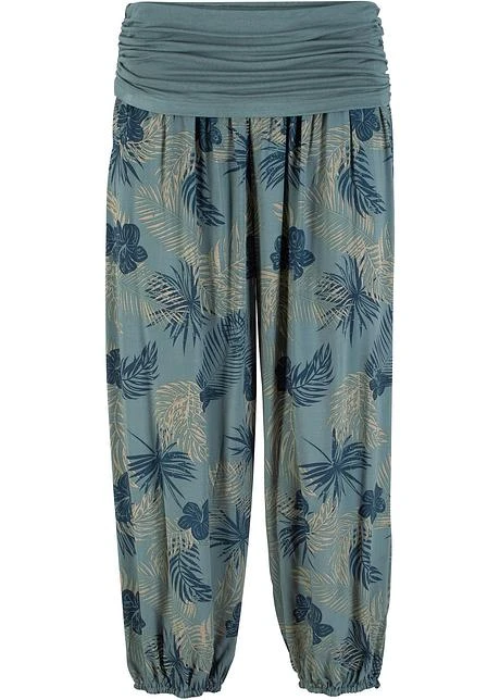 Pantalon 3/4 à Taille Confortable, Loose-Fit 1 Pantalon 3/4 à Taille Confortable, Loose-Fit