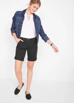 Bermuda Extensible -Mode Femme 19051428 nfhH9vA0