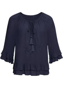 Tunique à Broderie -Mode Femme 19097623 Uv0ZowTQ