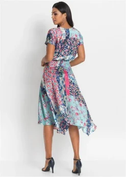 Robe à Pans Aspect Satiné -Mode Femme 19142381 15QcUKpm