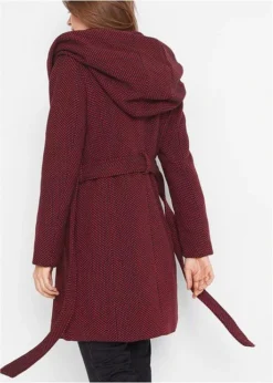 Manteau Court à Teneur En Laine -Mode Femme 19153925 EHIuwPYQ