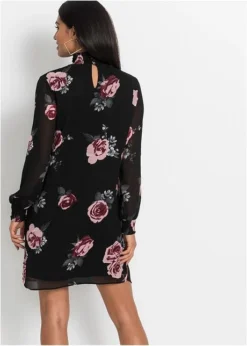 Robe En Chiffon Avec Col Smocké -Mode Femme 19193227 zKJVO8JF