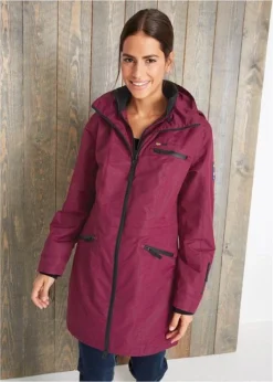 Parka De Mi-saison Fonctionnelle 2 En 1 à Capuche, Imperméable -Mode Femme 19206418 Qo2UcDRW