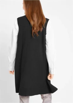 Gilet Long Sans Manches En Maille -Mode Femme 19208763 uiZs8ZZu