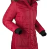 Veste Longue Fonctionnelle Style 2-en-1, Matelassée Et Imperméable