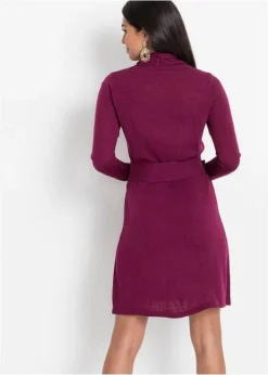 Robe En Maille Avec Ceinture -Mode Femme 19228946 PQrAsOWl