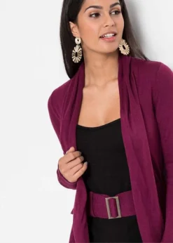 Robe En Maille Avec Ceinture -Mode Femme 19228948 FNfDIwPM