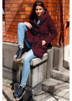 Manteau Court à Teneur En Laine -Mode Femme 19229200 Ox3ljTD5