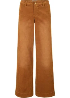 Pantalon En Velours Côtelé Extensible, Wide -Mode Femme 19246013 Hy7qaUk3