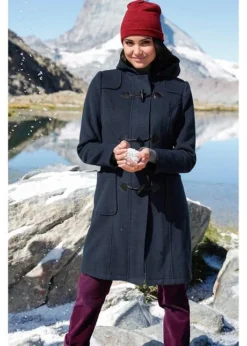 Manteau Duffle-coat En Laine Mélangée -Mode Femme 19268769 hHiyuUKf