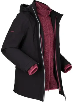 Veste Outdoor Fonctionnelle 3 En 1 Avec Gilet Intérieur En Maille Polaire